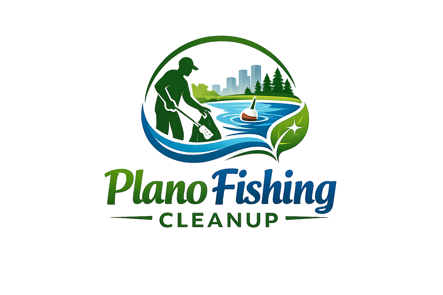 Plano Anglers Clean Waters Logo